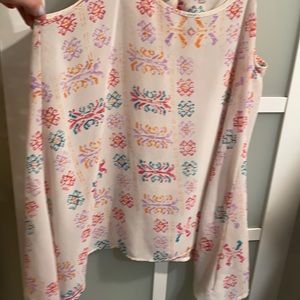 Crepe Aztec multi flowy tank